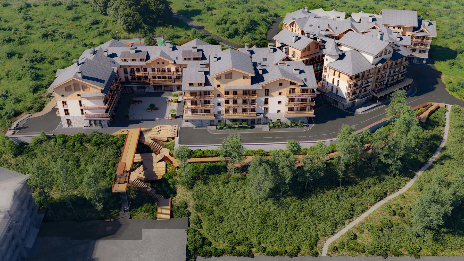 Benefit Sochi Chalet — общий вид комплекса