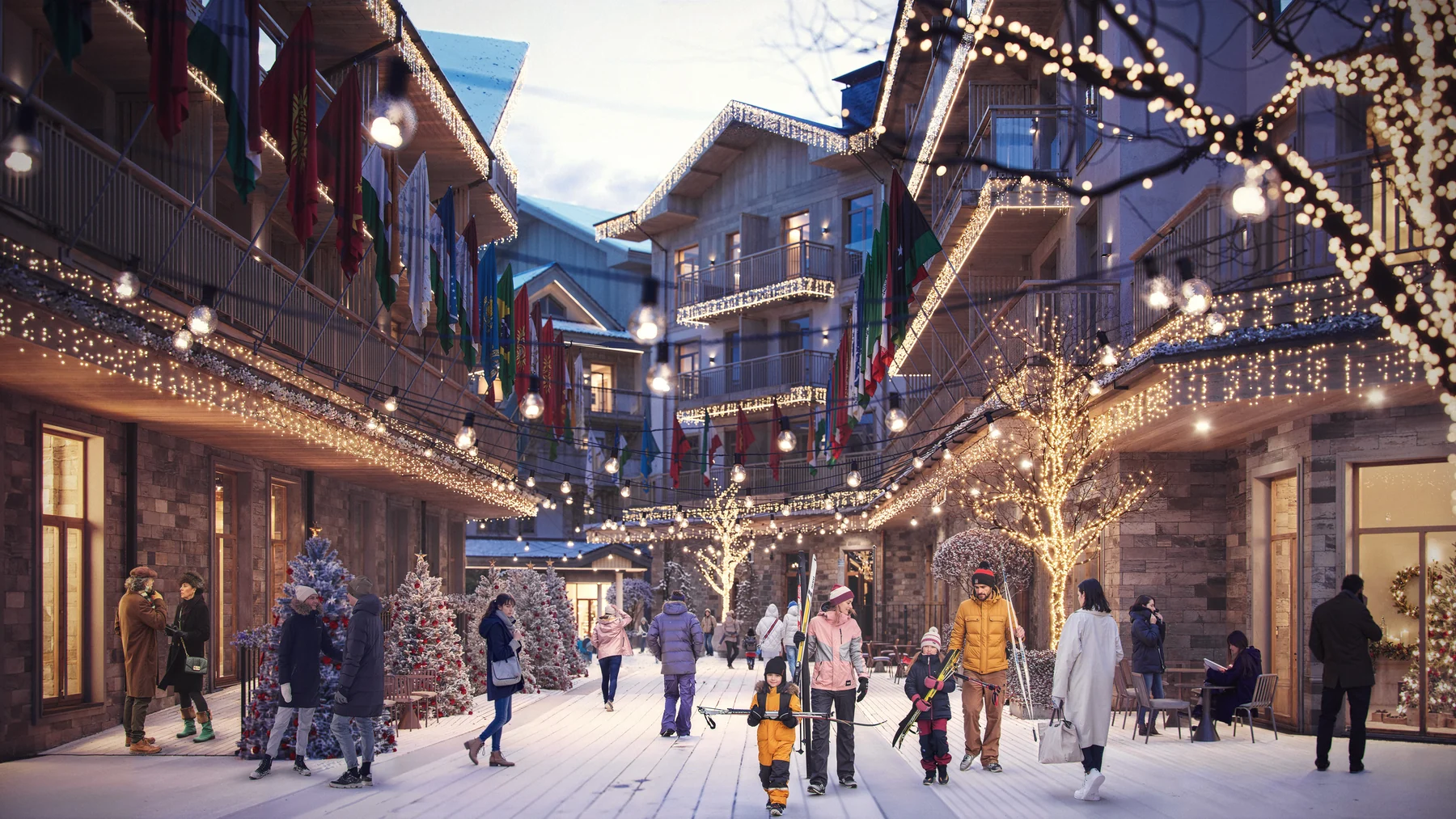 Benefit Sochi Chalet — архитектура территории
